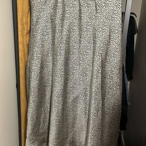 Sienna Sky Silver Maxi A-Line Skirt